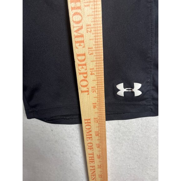Under Armour Youth Loose Fit HeatGear Shorts Black Large - Picture 3 of 7